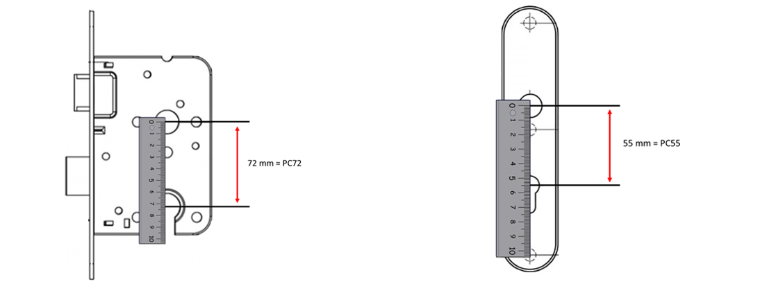 Kerntrekbeslag PC-maat