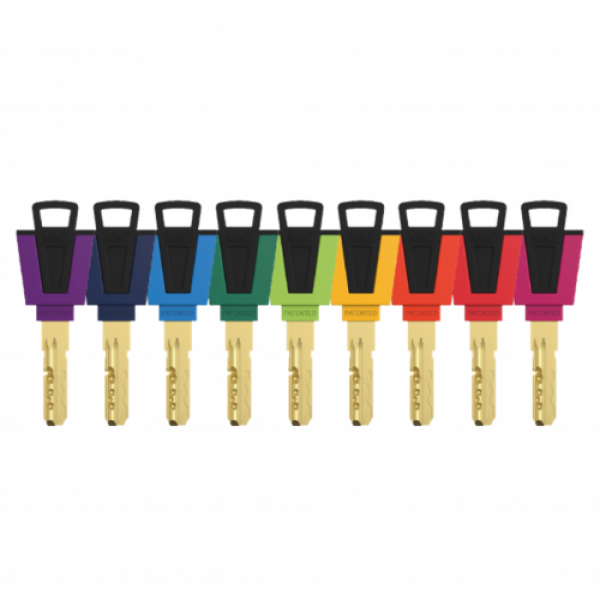 M&C oplegslot met knop + Color+ (5x) SKG***