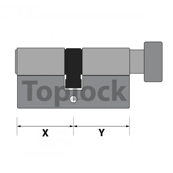 M&C Matrix cilinder met kerntrekbeveiliging (3x) SKG*** M&C Matrix cilinder met kerntrekbeveiliging (3x) SKG***