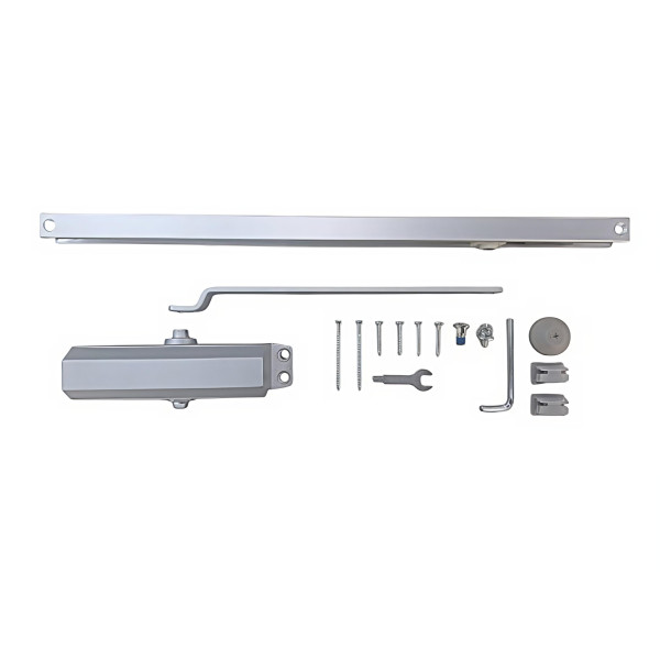 Toplock 7531 Deurdranger met glijarm zilver tot 70 kg