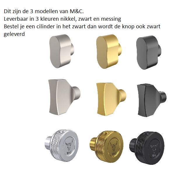 M&C Color+ cilinder met kerntrekbeveiliging (1x) SKG***