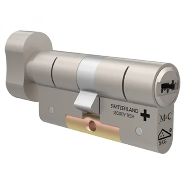 M&C Matrix cilinder met kerntrekbeveiliging (3x) SKG*** M&C Matrix cilinder met kerntrekbeveiliging (3x) SKG***