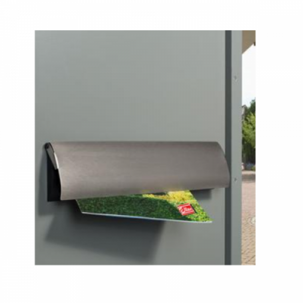Doorline tochtborstel met rvs klep