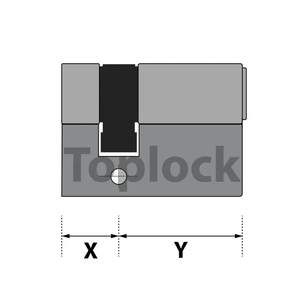 M&C Matrix cilinder met kerntrekbeveiliging (6x) SKG***