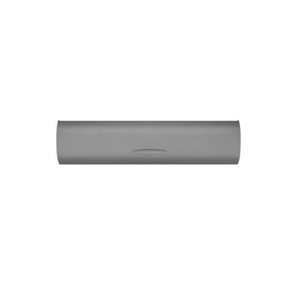 Doorline tochtborstel met metalen klep zilver