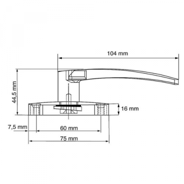Dulimex raamboom 1200 standaard zwart