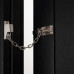 Toplock deurketting met slot - chroom