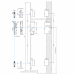 HMB driepuntssluiting SKG*** 24X1700mm PC72 doorn55 cil. bed.