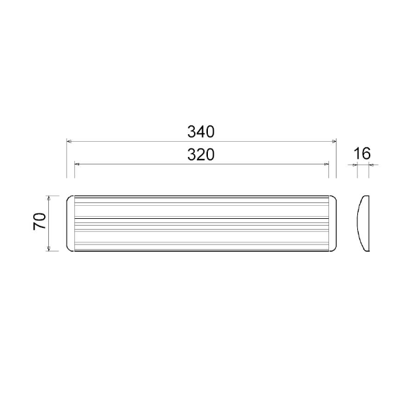 Ami aluminium tochtklep F1