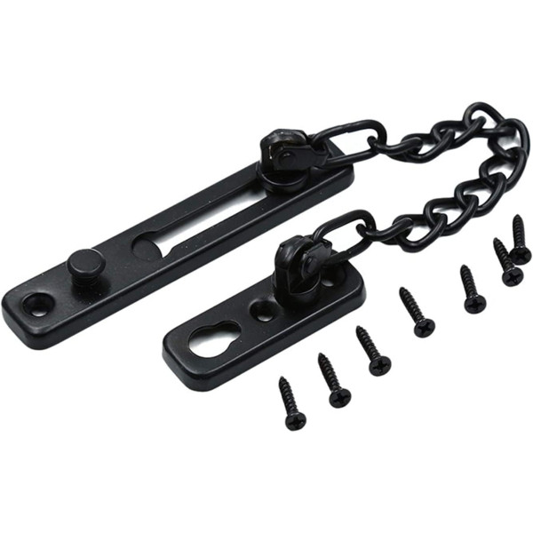 Toplock deurketting zwart Toplock deurketting zwart
