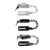 Toplock deurketting met slot - chroom